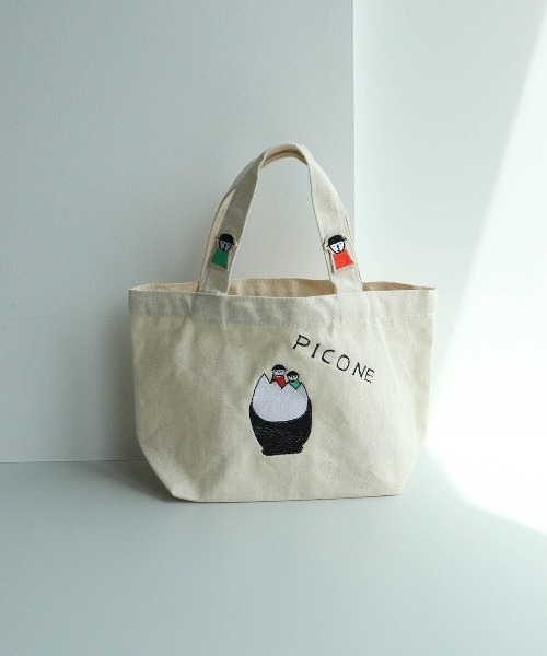 CASA PICONE（カーサピッコーネ） トートバッグ 刺繍ミニトートバッグ
