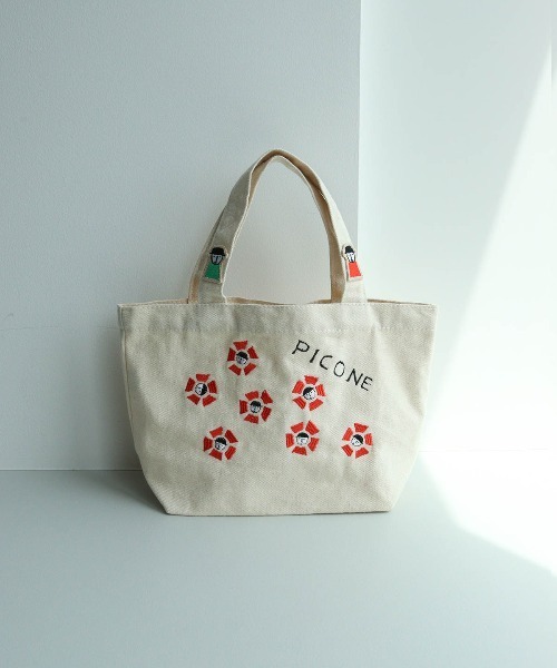 CASA PICONE（カーサピッコーネ） トートバッグ 刺繍ミニトートバッグ