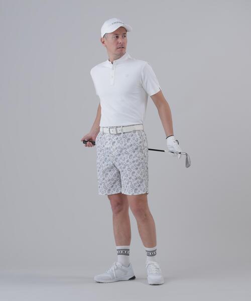 St ANDREWS パンツ 「St ANDREWS」「ストレッチ」ケルトリーフプリント