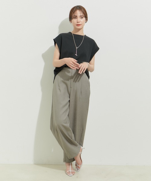 「LE CERCLE par rope'」 半袖カットソー FREE ブラック レディース_画像5