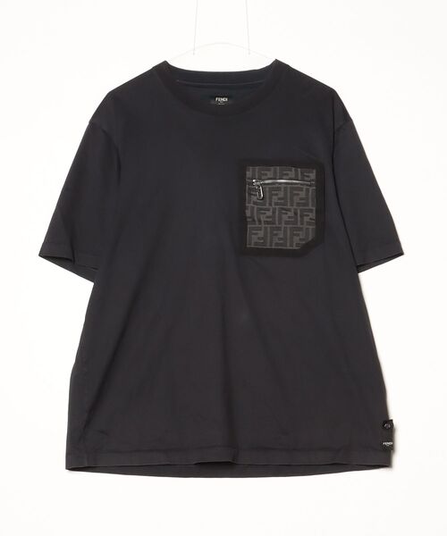 FENDI（フェンディ） 半袖Tシャツ L ブラック レディース : ZOZOTOWN