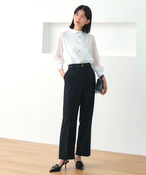 「RUIRUE BOUTIQUE」 長袖ブラウス M オフホワイト レディース_画像3
