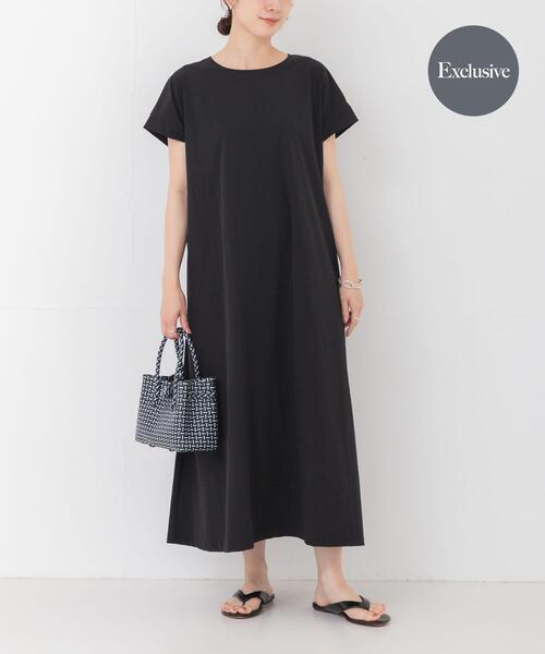 ワンピース 半袖 「吸水速乾/UVカット/イージーケア」「別注」THOUSAND MILE×URBAN RESEARCH FRENCH SLEEVE DRESS