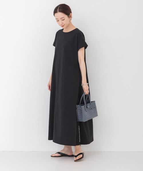 ワンピース 半袖 「吸水速乾/UVカット/イージーケア」「別注」THOUSAND MILE×URBAN RESEARCH FRENCH SLEEVE DRESS