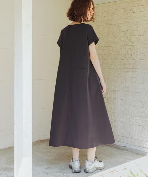ワンピース 半袖 「吸水速乾/UVカット/イージーケア」「別注」THOUSAND MILE×URBAN RESEARCH FRENCH SLEEVE DRESS