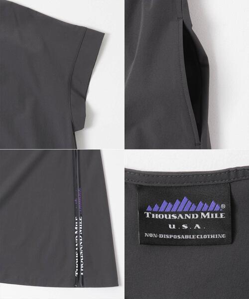 ワンピース 半袖 「吸水速乾/UVカット/イージーケア」「別注」THOUSAND MILE×URBAN RESEARCH FRENCH SLEEVE DRESS