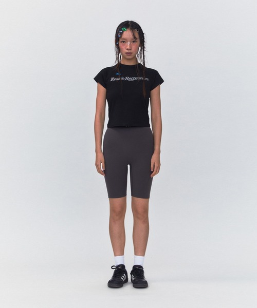 「Rest&Recreation」 半袖Tシャツ S ブラック レディース_画像5