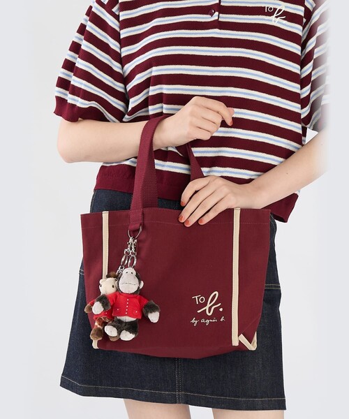 To b. by agnes トートバッグ b.× green label relaxing コットン
