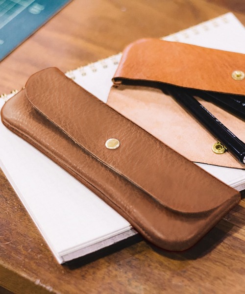 DURAM FACTORY ポーチ ドゥラム フラップポーチ レザー ペンケース