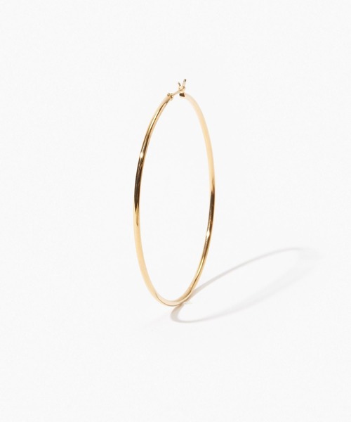 ARTIDA OUD ピアス bone” オーガニック thin largeフープ ピアス 