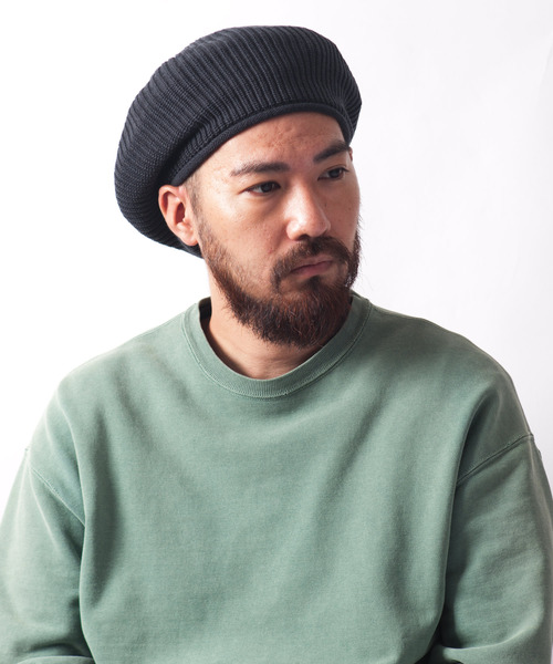 RACAL（ラカル） ニット帽 ニットキャップ メンズ Rasta Knit Beret