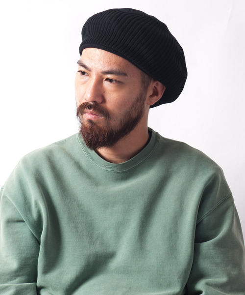 RACAL（ラカル） ニット帽 ニットキャップ メンズ Rasta Knit Beret