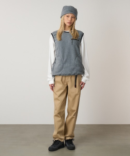 バックラッシュ　グランジ　ダメージ　リペア　チノパンツ GRAMICCI チノパン W'S PANT │ ウィメンズグラミチパンツ