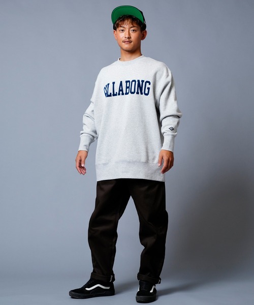スウェット 【WEB限定】BILLABONG/ビラボンスウェットトレ BILLABONG トレーナー スウェット メンズ TITLE 「2025年春夏