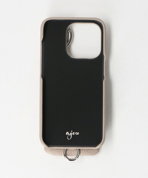 ajew スマホケース 「ajew」CADENAS ストラップ iPhone14Pro