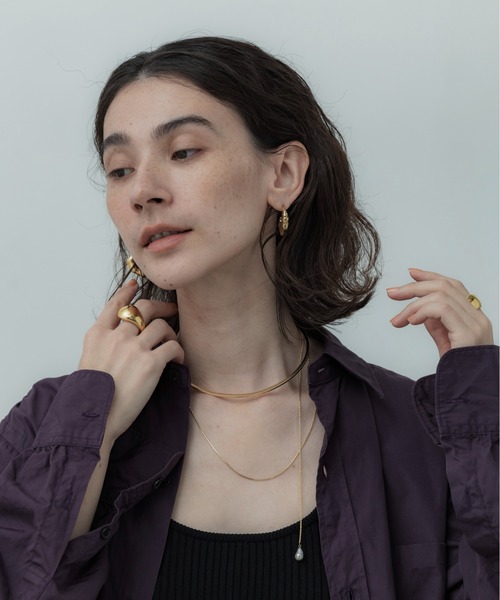 チョーカー 「金属アレルギー対応」Bud multiway pearl choker（マルチ