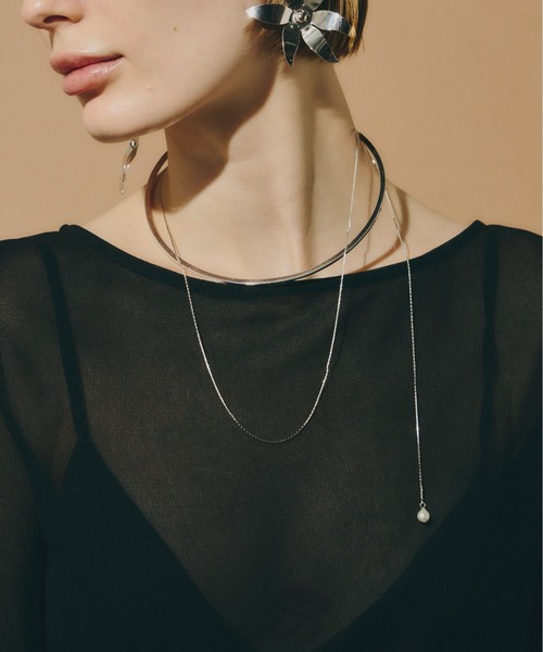 チョーカー 「金属アレルギー対応」Bud multiway pearl choker（マルチ