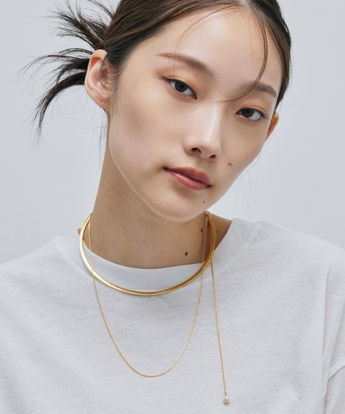 チョーカー 「金属アレルギー対応」Bud multiway pearl choker（マルチ