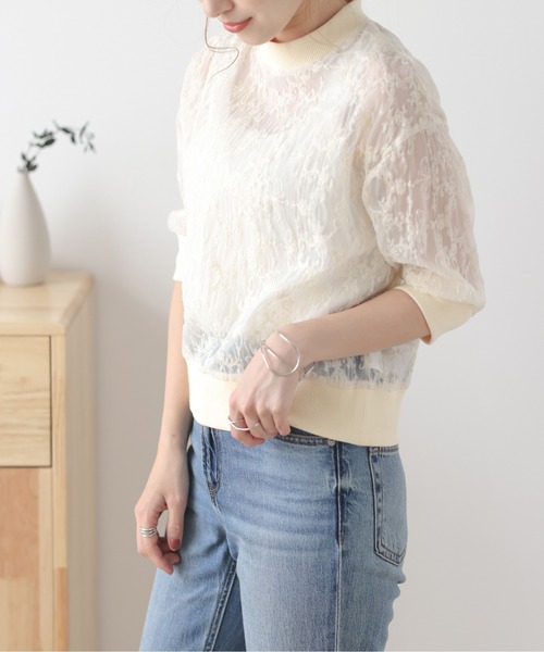 シアー刺繍トップス レディース : ZOZOTOWN Yahoo!店 - 通販 - Yahoo