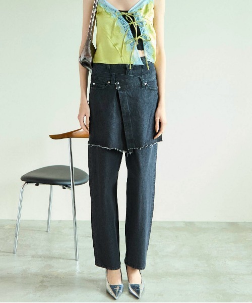 メゾンスペシャル マルチデニムラップベルト MAISON SPECIAL（メゾンスペシャル）の「Multi Denim Wrap Belt