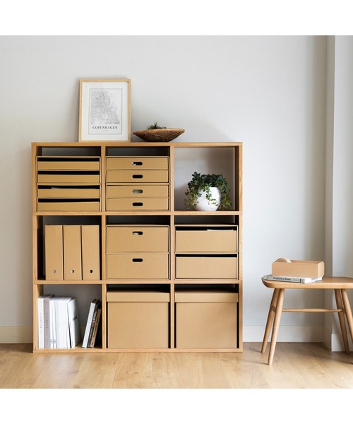 無印良品（MUJI） 収納 ワンタッチで組み立てられるダンボールスタンド