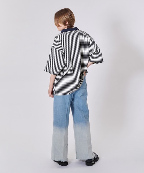 ONCILY ジーンズ GRADATION DENIM WIDE PANTS / グラデーション
