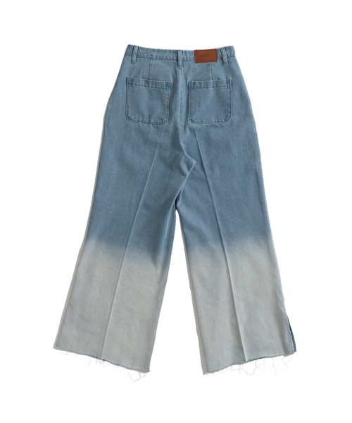 ONCILY ジーンズ GRADATION DENIM WIDE PANTS / グラデーション