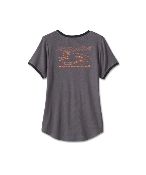 tシャツ Screamin' Eagle(R)リンガーTシャツ レディース