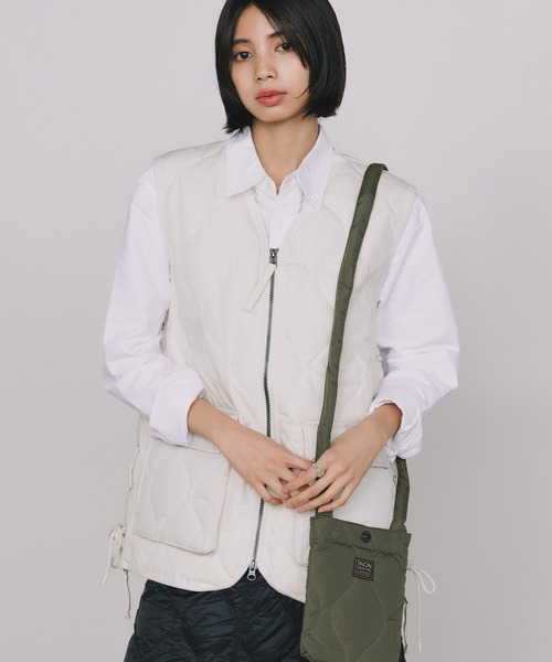 TAION ホワイト ダウンベスト 収納袋付き 楽天市場】【公式】TAION（タイオン）ベーシック Vネック ロングダウン