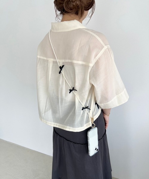 Me%（ミィパーセント） 「ストラップシート付き」リボンモバイル