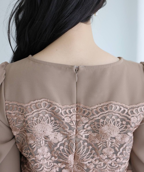 PourVous パンツドレス パンツスーツ パーティー 結婚式＆タイト