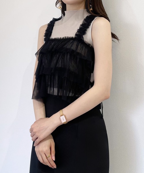 POCHADOL♡チュールビスチェ Tulle bustier-チュールビスチェ-Chika Kisada（チカキサダ