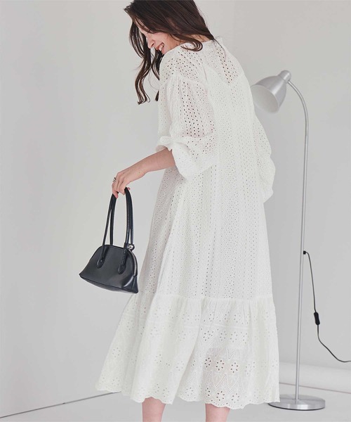 ワンピース yai Jen's Pirate Booty Wavecrest Maxi Hot Pink Check Jacquard