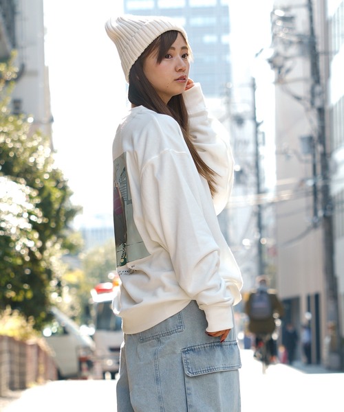 トレーナー スウェット エモーショナル グラフィック / オーバーサイズ