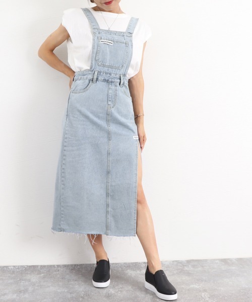 JEANS　オーバーオールスカート classicalelf 《javaジャバコラボ》 オールインワン サロペット