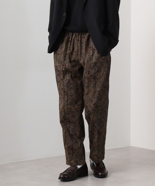 CIAO（チャオ） パンツ ペイズリーセンタープリーツパンツ メンズ