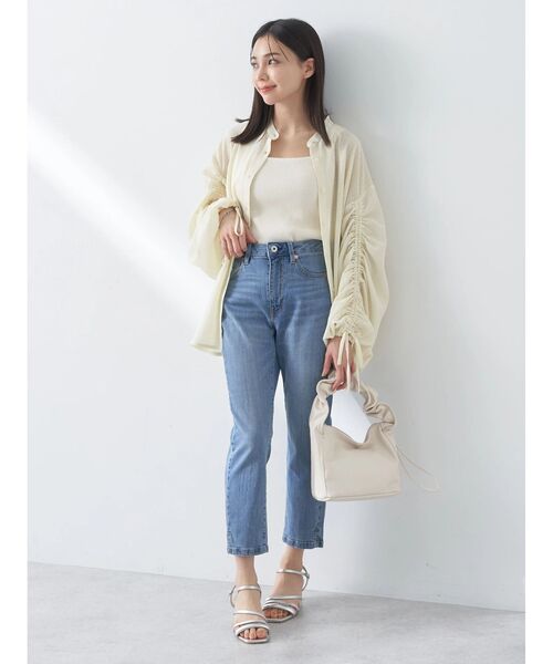 新品★ ドロストスリーブシアーシャツ セール】ドロストスリーブシアーシャツ（シャツ/ブラウス