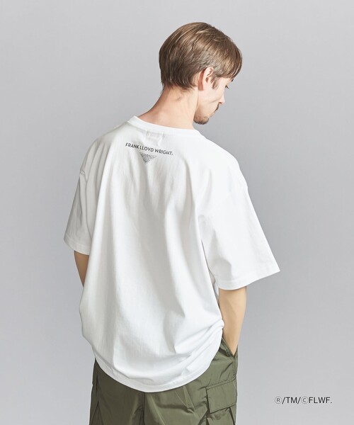 tシャツ Tシャツ 「別注」 「FRANK LLOYD WRIGHT」 BONE Tシャツ 