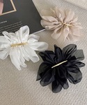 ヘアクリップ シフォンバレッタ レディースヘア...の詳細画像2