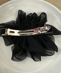ヘアクリップ シフォンバレッタ レディースヘア...の詳細画像4