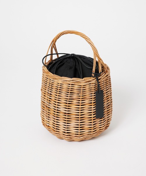 The Bagmati 【希少】巾着レザー×ラタンショルダーバッグ The Bagmati 【希少】巾着レザー×ラタンショルダーバッグ - メルカリ