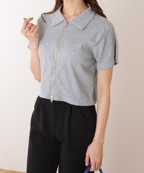 tシャツ 2wayジップトップス レディース SLY | 【期間限定】カートに入れると定価から5％OFF！FRONTZIP