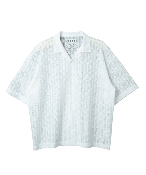 KACCO シャツ 「ユニセックスアイテム」SHEER LACE SHIRTS