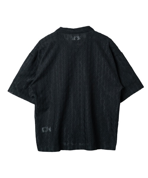 KACCO シャツ 「ユニセックスアイテム」SHEER LACE SHIRTS