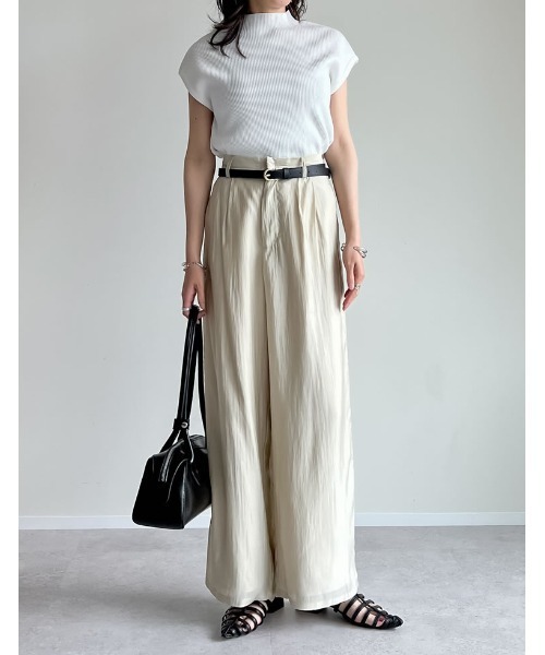 Re:EDIT（リエディ） スラックス パンツ 「低身長サイズ有