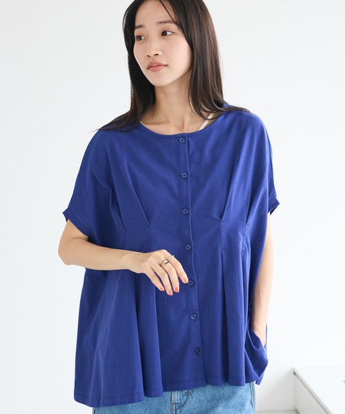CRAFT STANDARD BOUTIQUE tシャツ Tシャツ 前後2WAYタックプルオーバー 