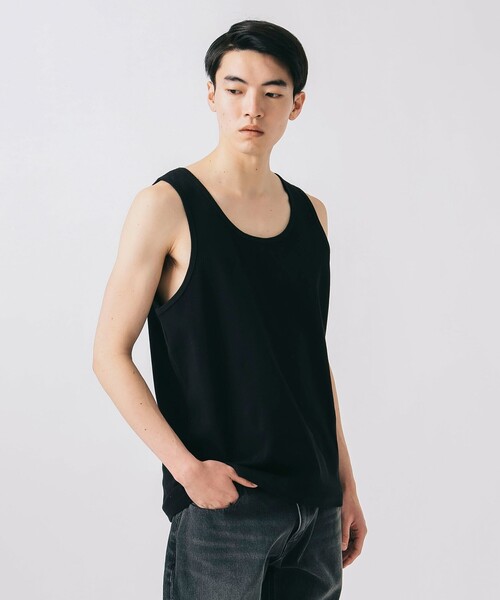 BEAMS HEART タンクトップ ベーシック メンズ : ZOZOTOWN Yahoo