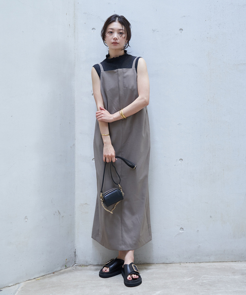 Rouge vif ニット セーター シアーアメスリラメリブハイネック