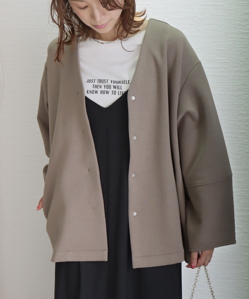 libelle more（リベル モア） ブルゾン アウター ダンボールポンチノー