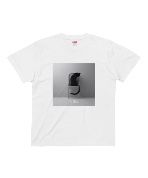 MAMIAN tシャツ urday / Black Cat フォトTシャツ レディース